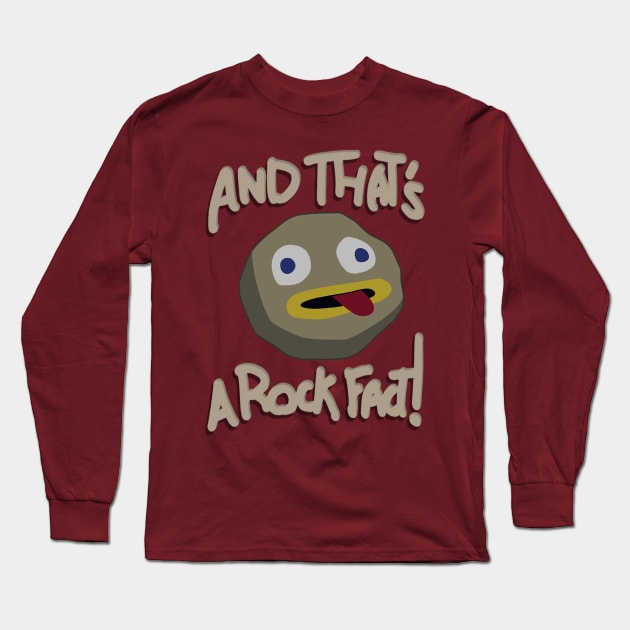 Rock fact "Over the Garden Wall" Long Sleeve T-Shirt by Imposibear